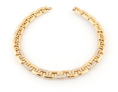 Brillantcollier zus. ca. 5,50 ct - Gioielli scelti