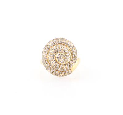 Brillantring zus. ca. 2 ct - Erlesener Schmuck