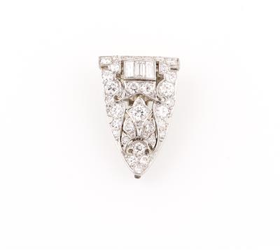 Diamantclip zus. ca. 1,70 ct - Gioielli scelti