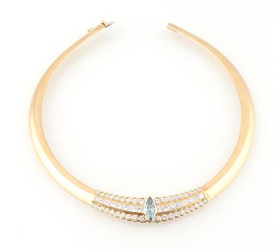 Diamantcollier zus. ca. 9,00 ct - Exquisite jewellery