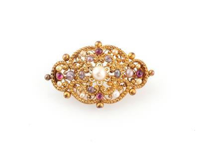 Kulturperlen Brosche - Exquisite jewellery