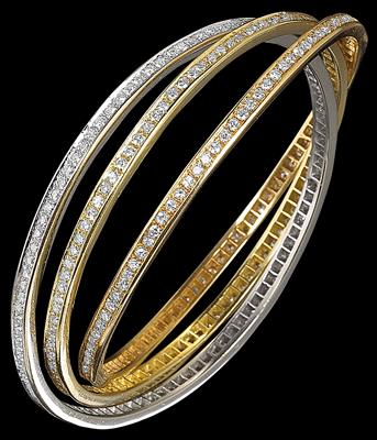 Achtkantdiamant Armreif zus. ca. 5,50 ct - Exquisite jewellery