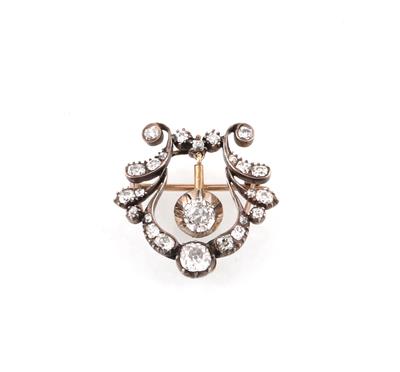 Altschliffdiamant Anhänger zus. ca. 2,50 ct - Exquisite jewellery