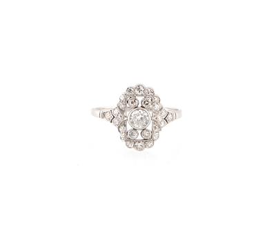 Altschliffdiamant Ring zus. ca. 0,65 ct - Erlesener Schmuck