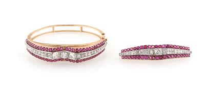Diamant Rubingarnitur - Exquisite jewellery