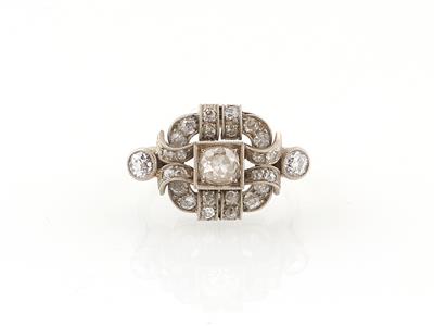 Altschliffdiamant Ring zus. ca. 1,40 ct - Gioielli scelti