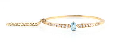 Aquamarin Armreif - Exquisite jewellery