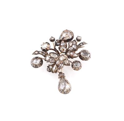 Diamantbrosche zus. ca. 3,00 ct - Exquisite jewellery