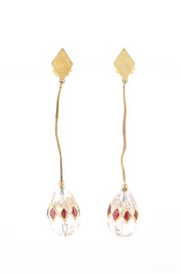 Bergkristall Ohrgehänge - Exquisite jewellery