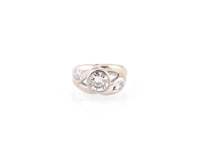 Diamantring zus. ca. 1,40 ct - Erlesener Schmuck