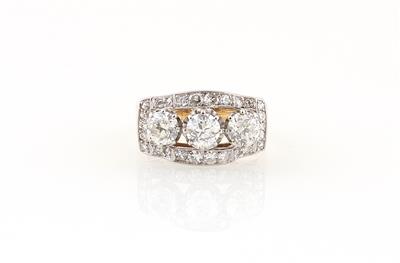 Diamantring zus. ca. 1,80 ct - Erlesener Schmuck