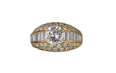 Brillant Diamant Ring zus. ca.3,70 ct - Gioielli scelti