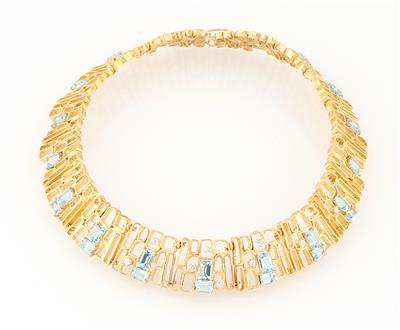 Brillantcollier zus. ca. 1,05 ct - Exquisite jewellery