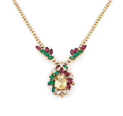 Diamant Farbstein Collier - Exquisite jewellery