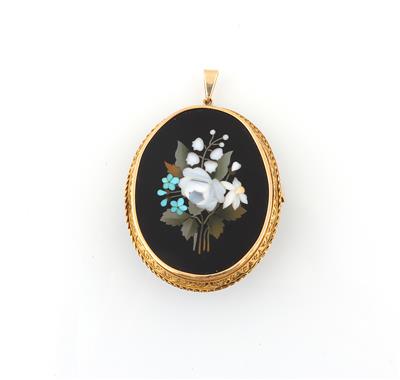 Pietra Dura Anhänger - Exquisite jewellery