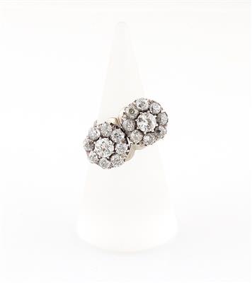 Brillant Diamantring zus. ca. 3,70 ct - Gioielli scelti