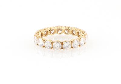 Brillantmemoryring zus. ca. 3,80 ct - Gioielli scelti