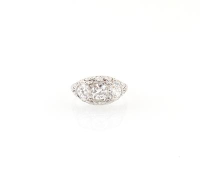 Altschliffbrillant Ring zus. ca. 1,70 ct - Exquisite jewellery