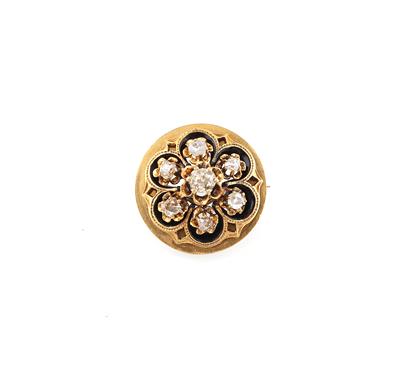 Diamantbrosche zus. ca. 0,60 ct - Exquisite jewellery
