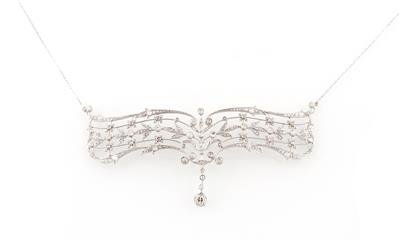 Diamantcollier zus. ca. 4 ct - Exquisite jewellery