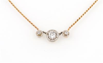 Altschliffbrillant Collier zus. ca. 0,70 ct - Exquisite jewellery