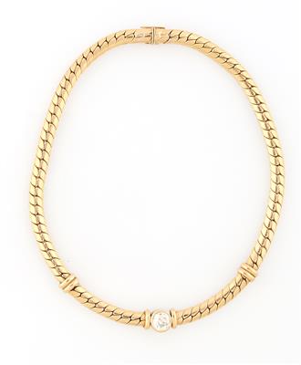 Altschliffdiamant Solitär Collier ca. 2,50 - Exquisite jewellery