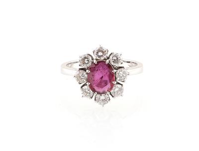 Brillant Rubin Ring - Erlesener Schmuck