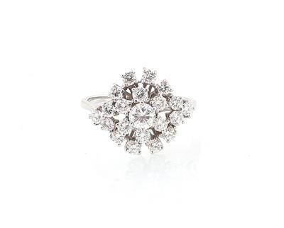 Brillantring zus. ca. 1,40 ct - Erlesener Schmuck