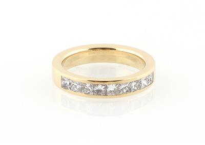 Diamantring zus. ca. 1 ct - Exquisite jewellery