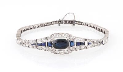 Altschliffdiamant Saphir Armband - Gioielli scelti