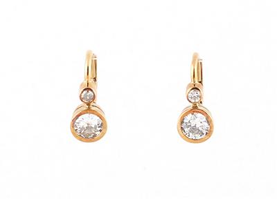 Diamant Ohrringe zus. ca. 0,90 ct - Gioielli scelti