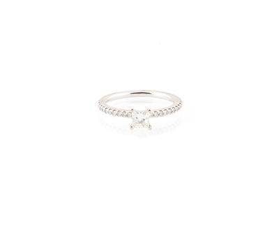 Diamantring zus. ca. 0,70 ct - Exquisite jewellery