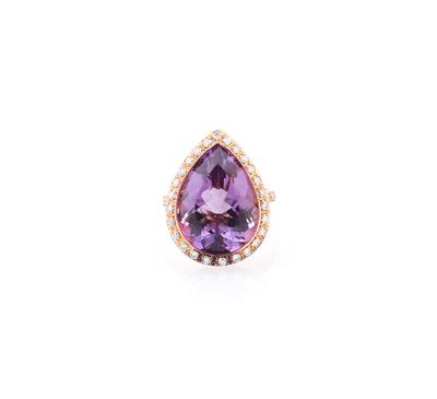 Brillant Amethystring - Exquisite jewellery