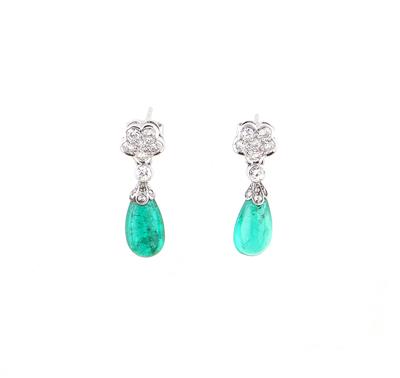 Brillant Smaragd Ohrgehänge - Exkluzivní šperky