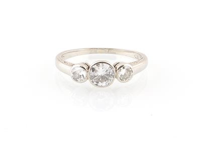 Altschliffbrillant Ring zus. ca. 0,80 ct - Jewellery