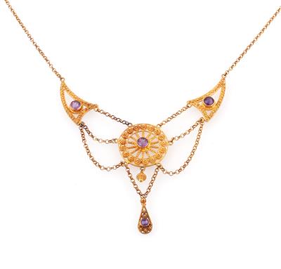 Amethystcollier - Jewellery