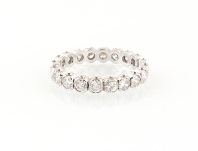 Brillant Memoryring zus. ca. 2 ct - Jewellery