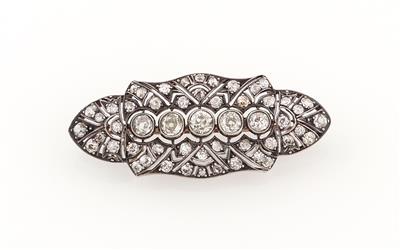 Diamantbrosche zus. ca. 2,70 ct - Jewellery