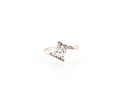 Diamantring zus. ca. 0,90 ct - Jewellery