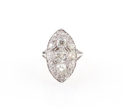 Diamantring zus. ca. 2 ct - Schmuck