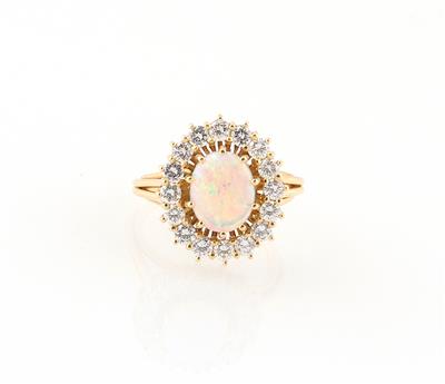 Opal Brillant Damenring - Gioielli