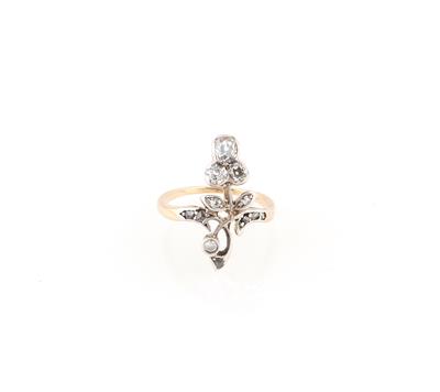 Altschliffdiamant Ring zus. ca. 0,60 ct - Erlesener Schmuck