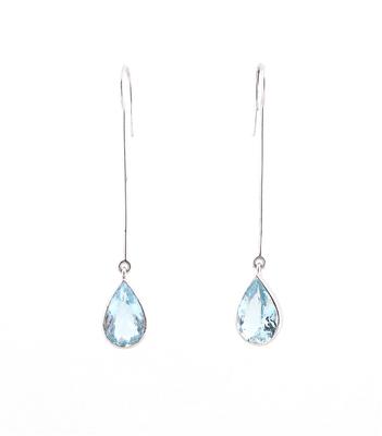 Aquamarin Ohrgehänge zus. ca. 7,25 ct - Exquisite jewellery