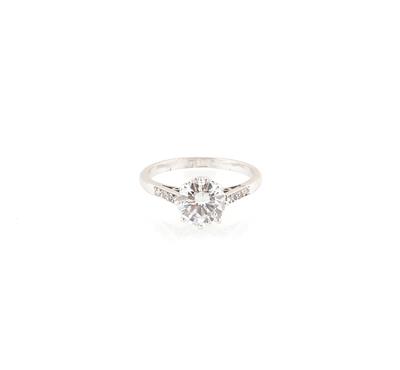 Brillant Diamantring zus. ca. 1,60 ct - Exquisite jewellery