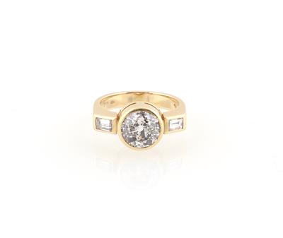 Brillant Diamantring zus. ca. 3,10 ct - Exquisite jewellery