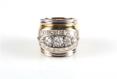 Brillant Diamantring zus. ca. 4,00 ct - Erlesener Schmuck