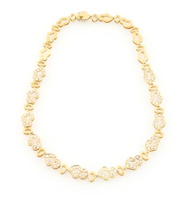 Brillantcollier zus. ca. 4,10 ct - Gioielli scelti