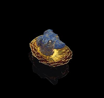 Diamant Lapislazuli Brosche Hund - Exkluzivní šperky