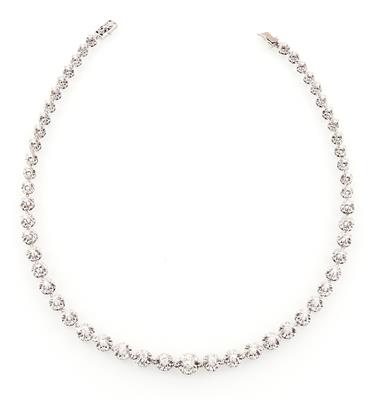 Diamantcollier zus. ca.3 ct - Exkluzivní šperky