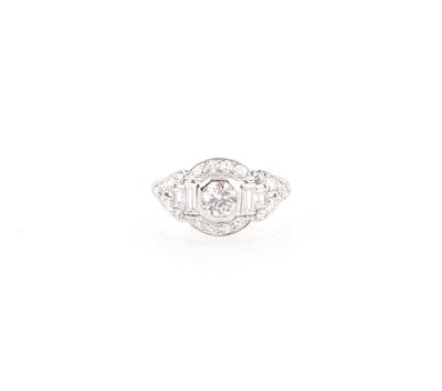 Diamantring zus. ca. 1,10 ct - Exquisite jewellery